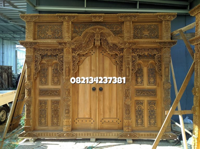 Gebyok jati jawa 3,5 meter