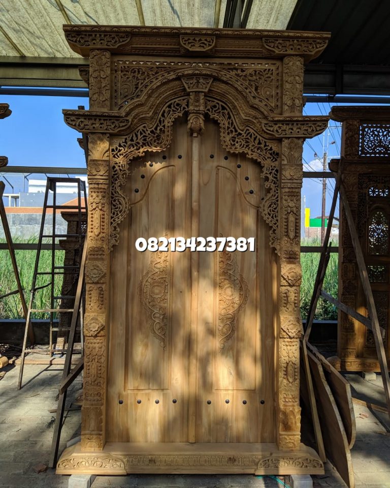 Pintu Ukir Terlaris Kayu Jati Pilihan