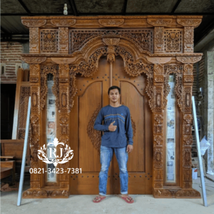 pintu gebyok ukir gebyok ratu jati pintu gebyok ukir gebyok ratu jati