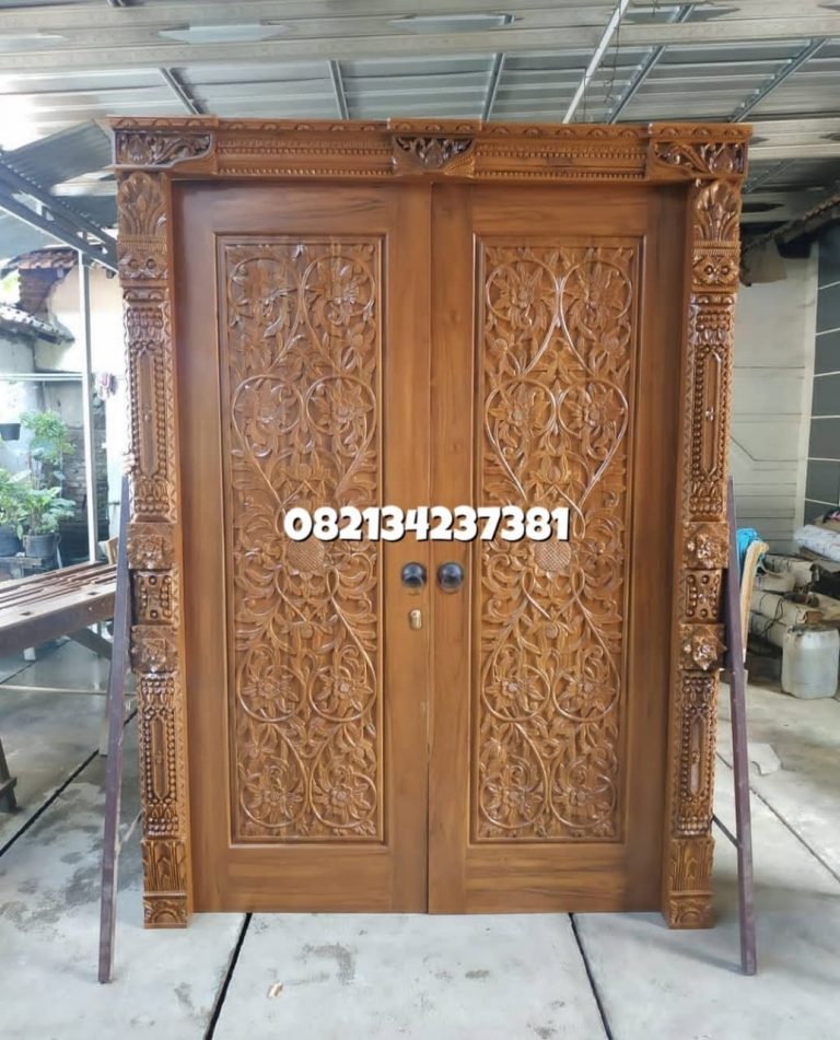 Gawangan Pintu Gebyok Gapura Minimalis