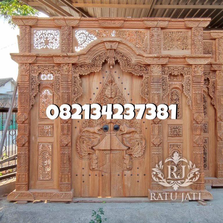 Gebyok Ukir Gunungan Jawa Klasik Jepara Jati Premium Terbaik